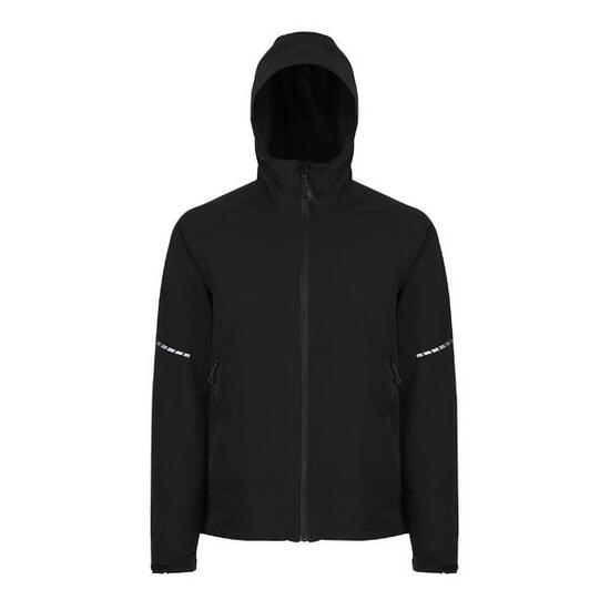 Veste Softshell Regatta Homme noire 100% polyester capuche