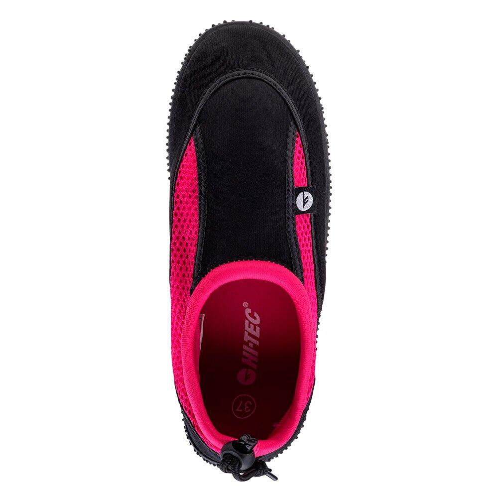Zapatos de Agua Reda Sin Cierre/Sujeción para Mujer Negro, Milenrama Rosa 3/4