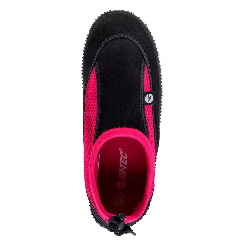 Zapatos de Agua Reda Sin Cierre/Sujeción para Mujer Negro, Milenrama Rosa