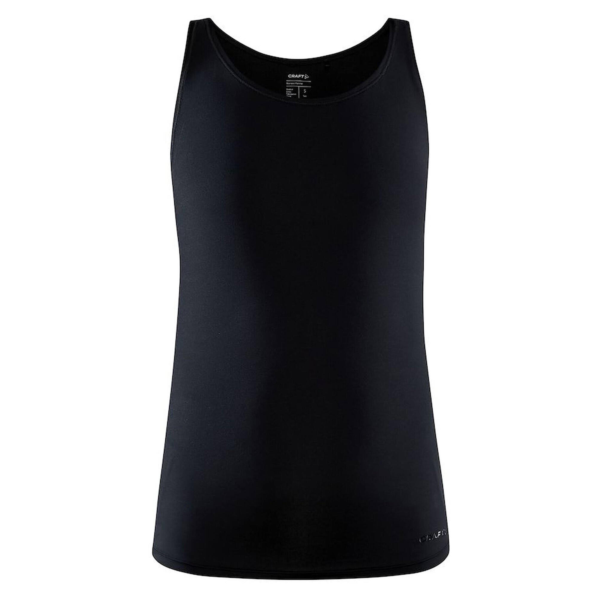 Womens/Ladies Core Dry Tank Top (Black) 1/3