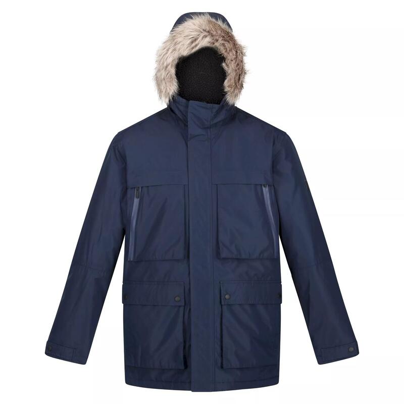 Parka Volter Impermeable para Hombre Marino