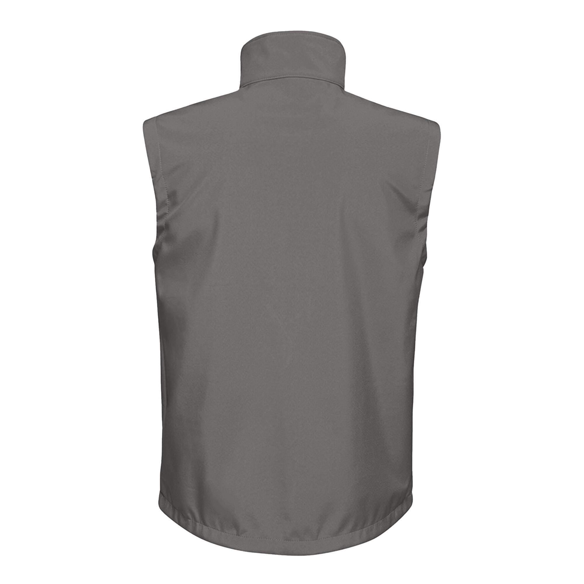 Women's OCTAGON II Softshell sleeveless jacket (Grey / black)