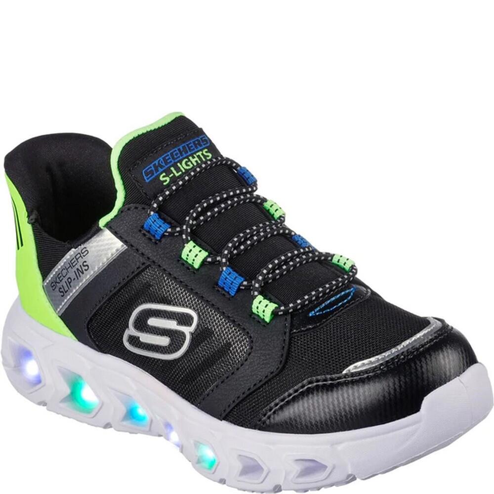 Boys HypnoFlash 2.0 Odelux Trainers (Black/Lime) 1/5