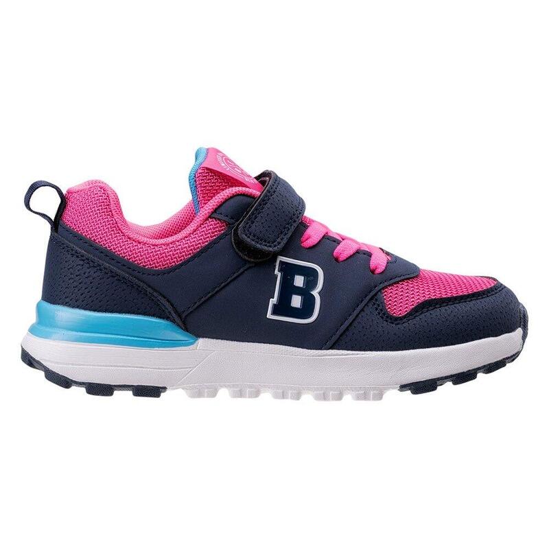 Meisjes Teruis Contrast Trainers (Marine / Roze / Lichtblauw)