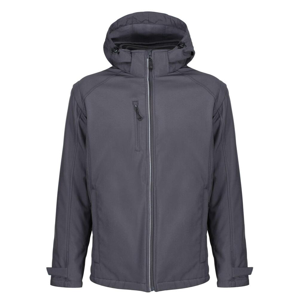 Mens 4 in 1 Soft Shell Jacket (Seal Grey)
