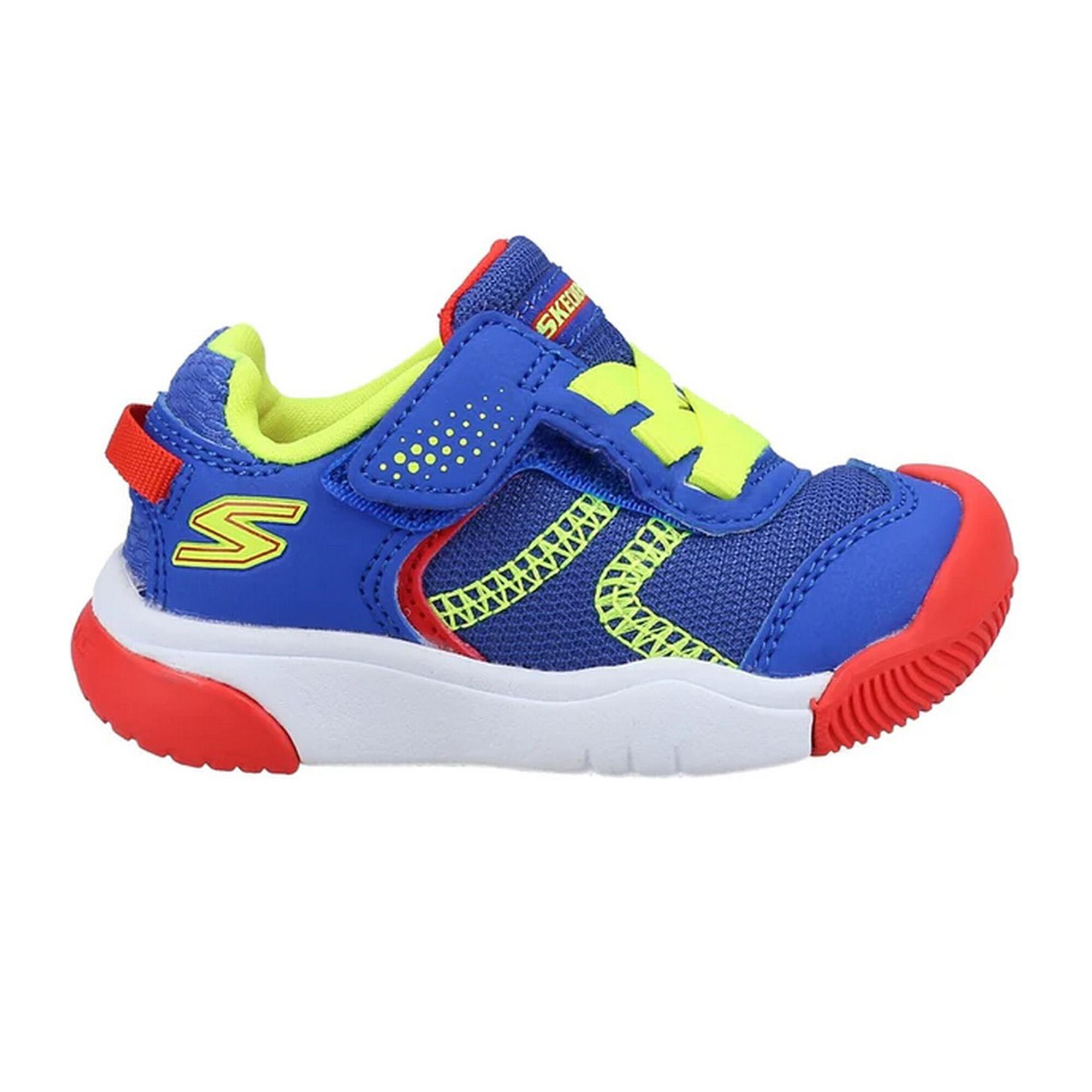 Boys Mighty Toes Lil Tread Trainers (Blue/Multicoloured) 4/5