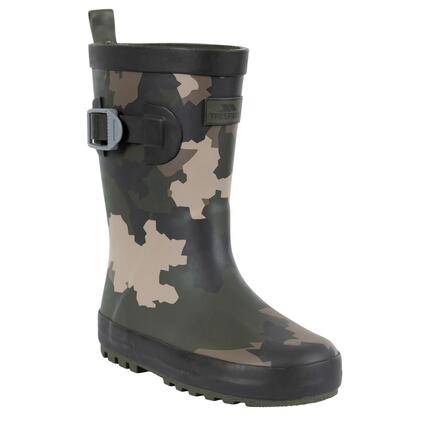 Bottes De Pluie PUDDLE Enfant (Vert / Marron / Noir)
