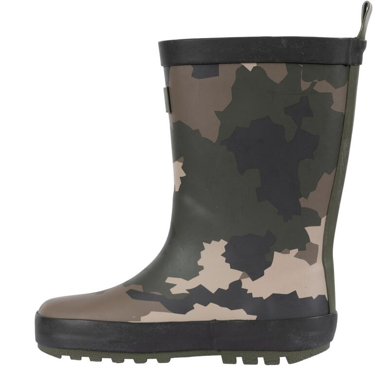 Bottes de pluie PUDDLE Enfant (Vert / Marron / Noir)