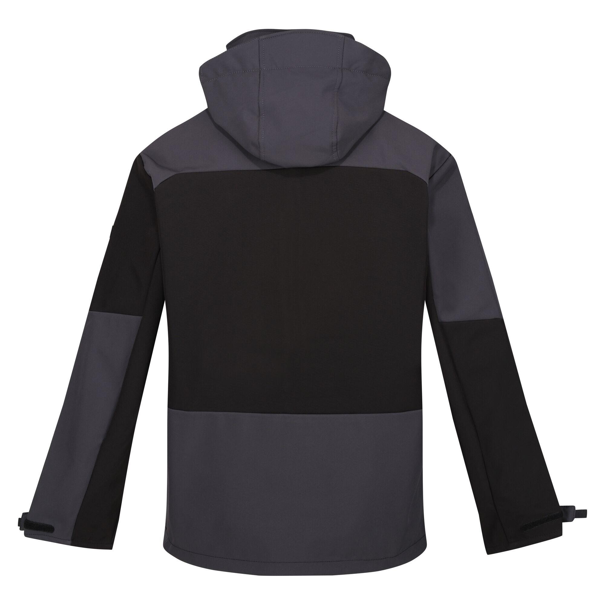 Uomo Giacca softshell HEWITTS (Nero / Cenere)