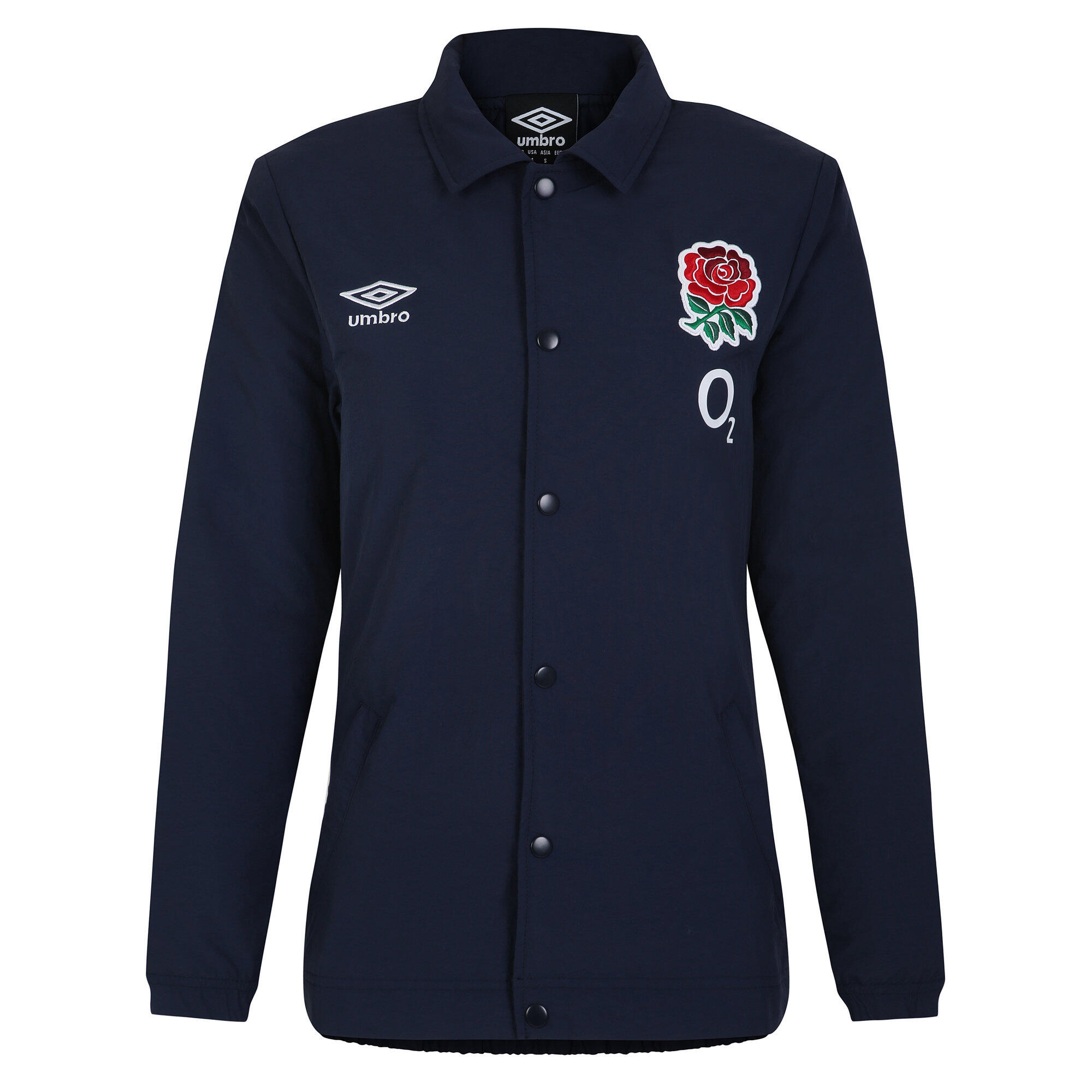 UMBRO Womens/Ladies 23/24 England Rugby Coach Jacket (Navy Blazer)