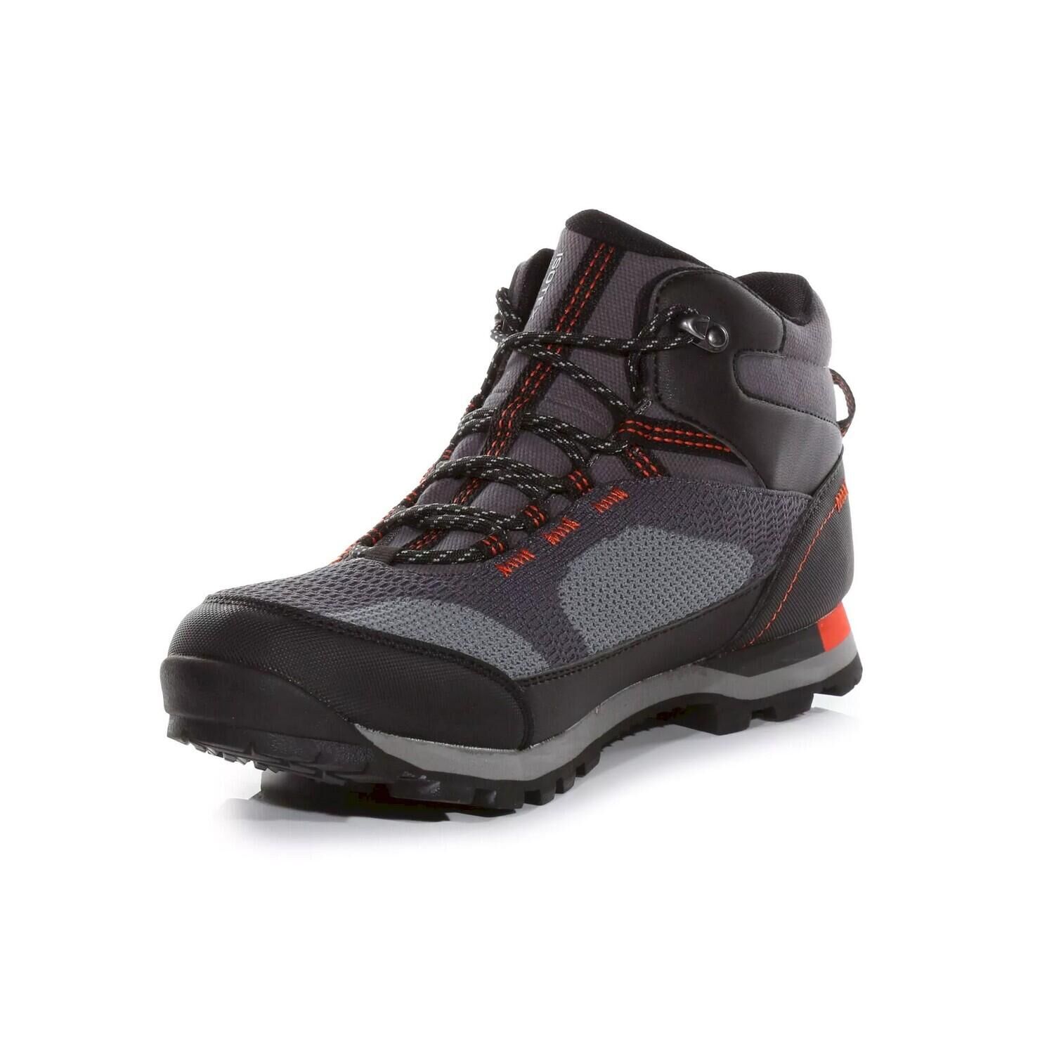 REGATTA Mens Blackthorn Evo Walking Boots (Dark Grey/Rusty Orange)