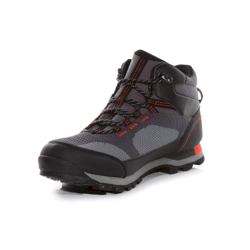 Bottines de marche BLACKTHORN EVO Homme (Gris foncé / Rouge orangé)