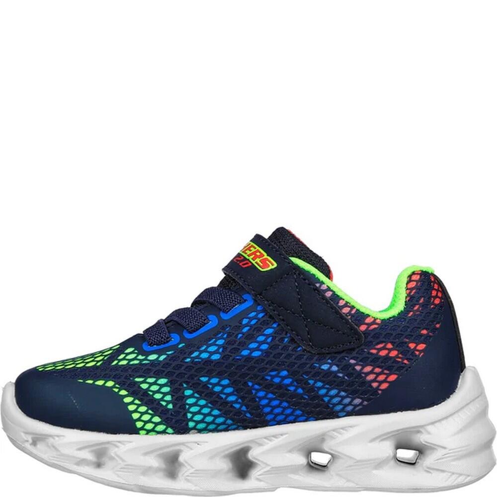 Boys Vortex 2.0 Trainers (Navy/Red/Green) 2/5