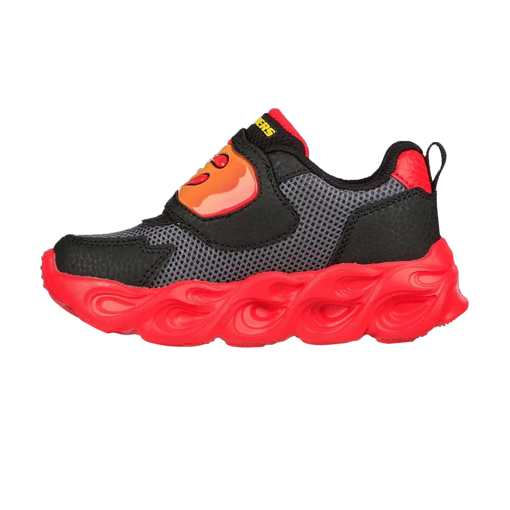 Boys ThermoFlash Flame Flow Trainers (Black/Red) 2/5