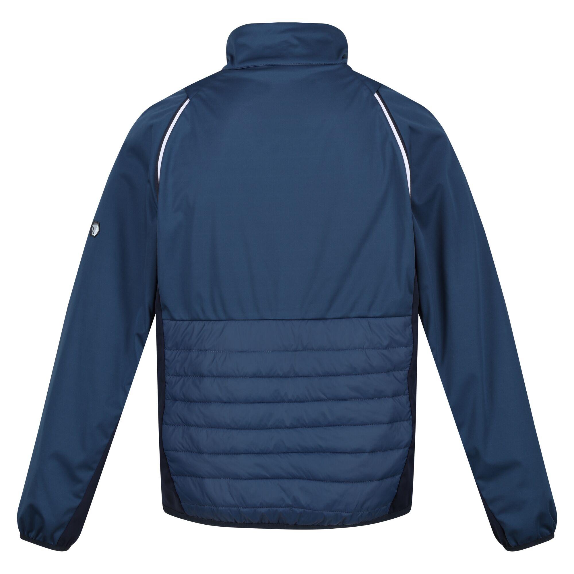 Mens Steren Hybrid Soft Shell Jacket (Blue Wing/Navy) 2/5