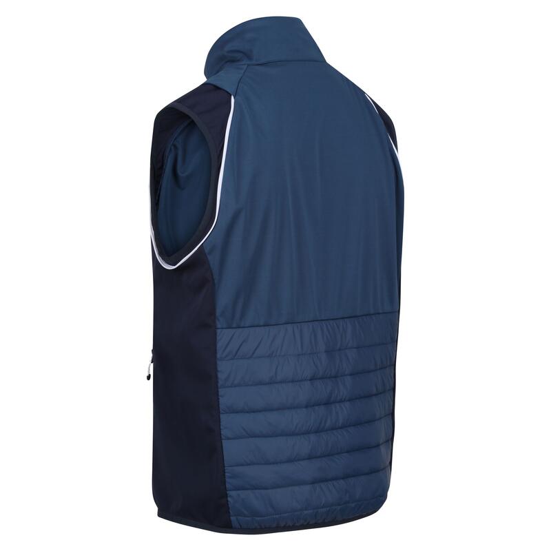 Chaqueta Softshell Steren Hybrid para Hombre Ola Azul, Marino