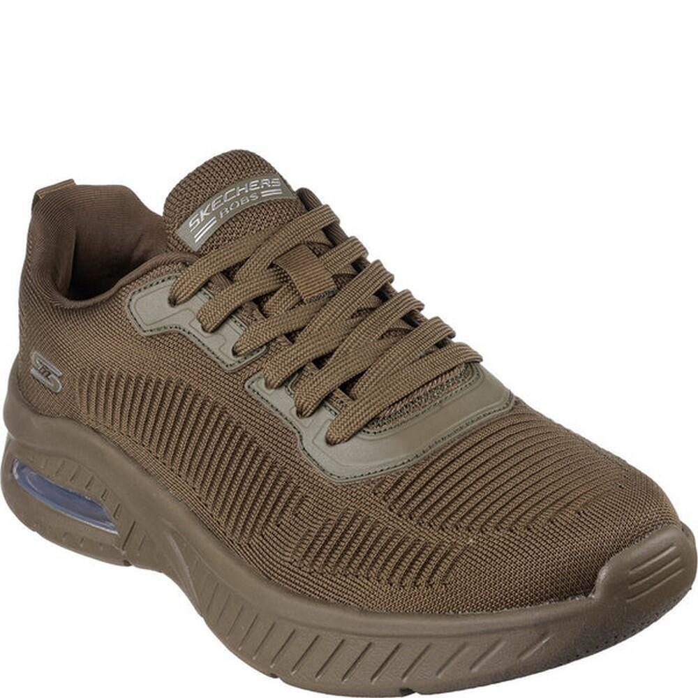 SKECHERS Mens Squad Air Close Encounter Trainers (Olive)