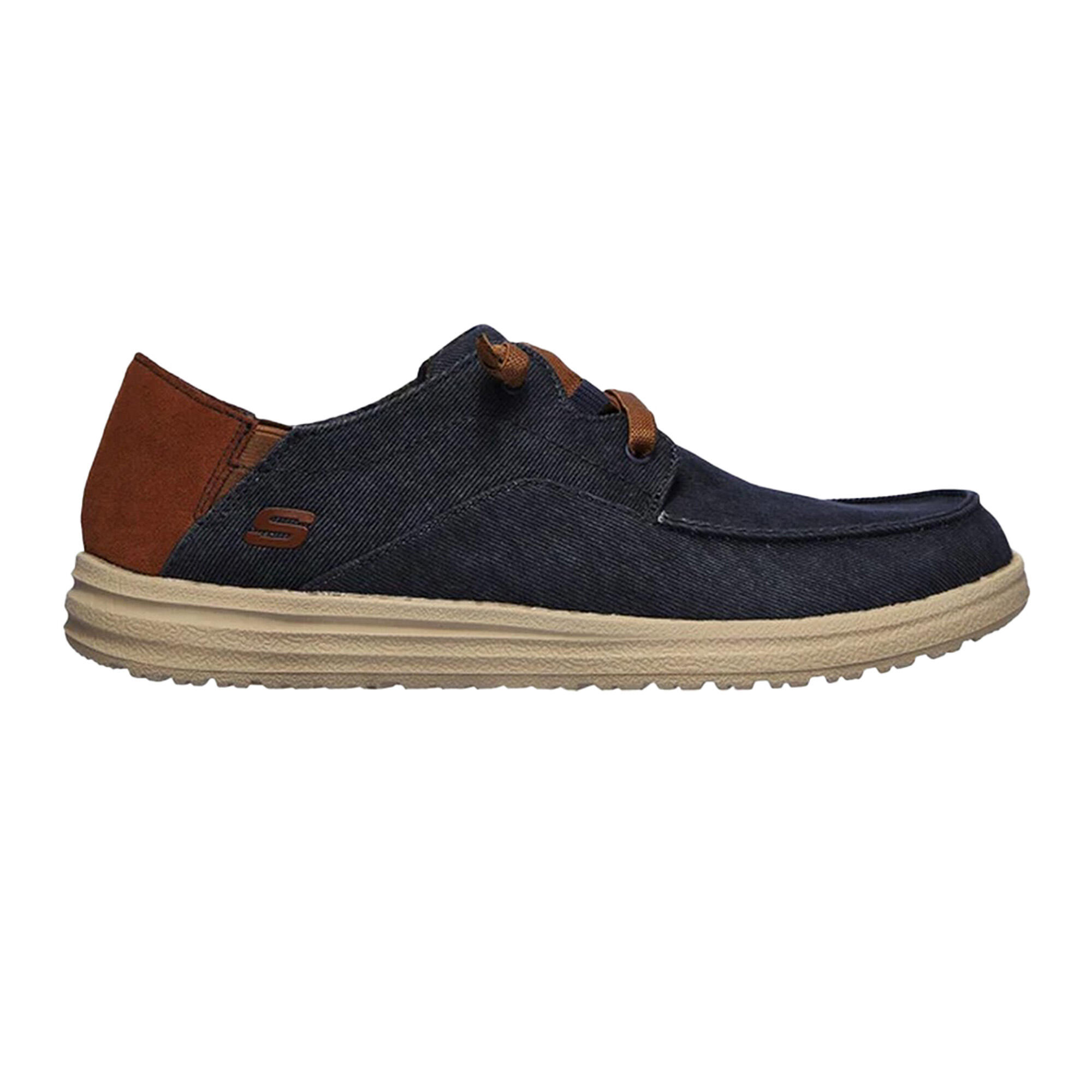 Mens Melson Planon Suede Casual Shoes (Navy) 3/5