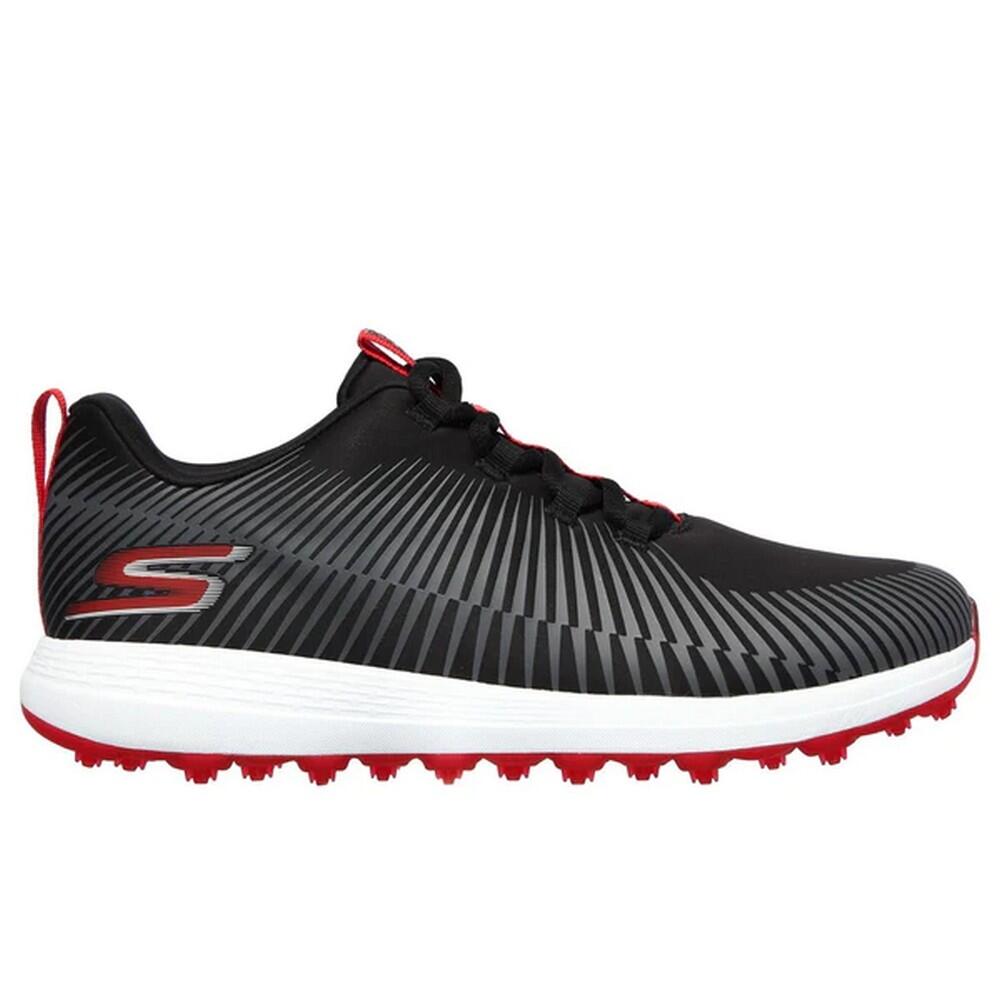 Mens Go Golf Max Sport Trainers (Black/Red) 3/5