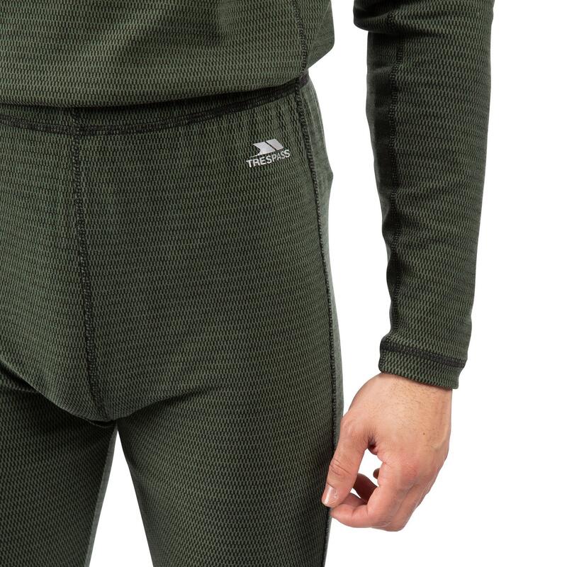 "Kirk" Baselayerhose für Herren Efeu/Schwarz