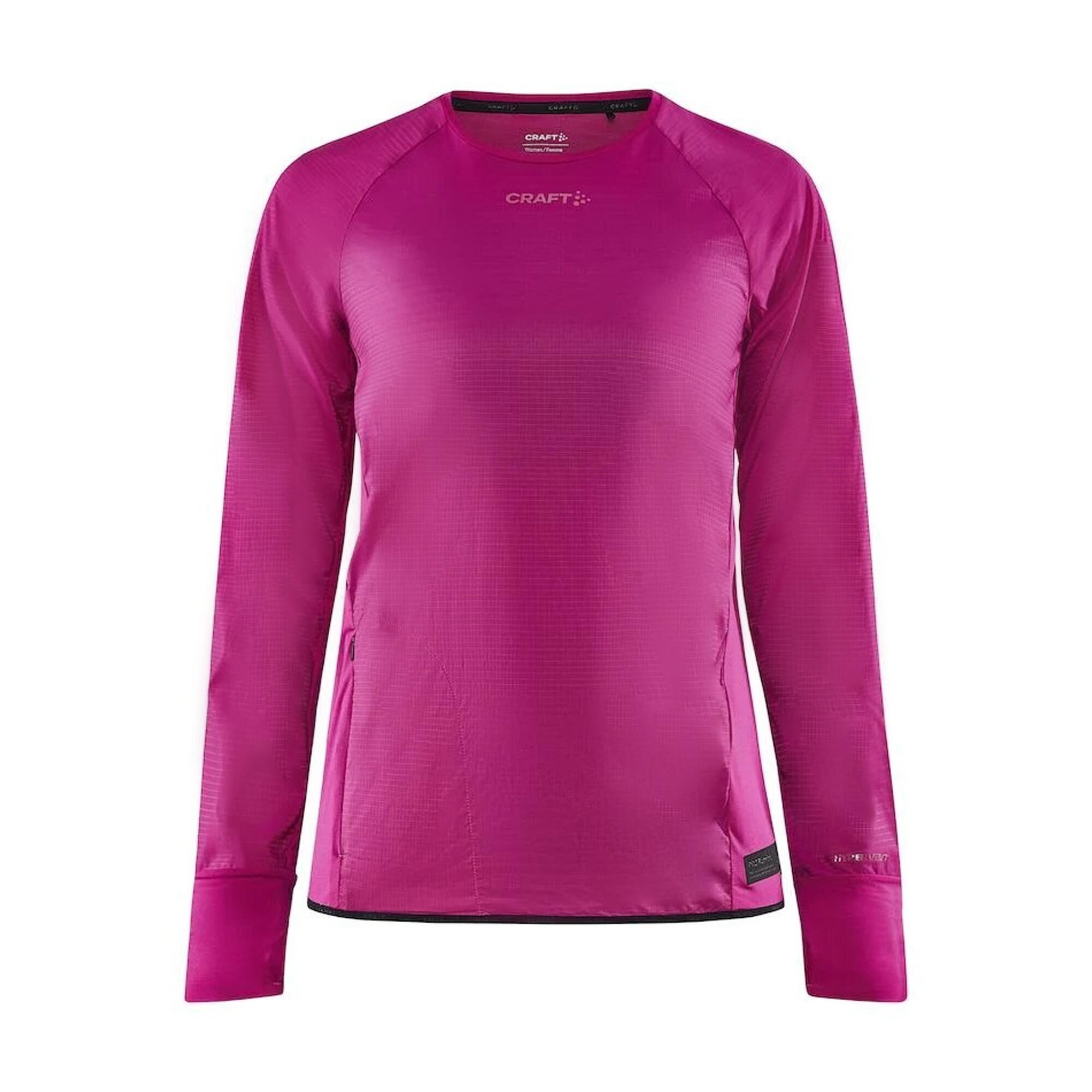 Womens/Ladies Pro Hypervent Base Layer Top (Pink) 1/3