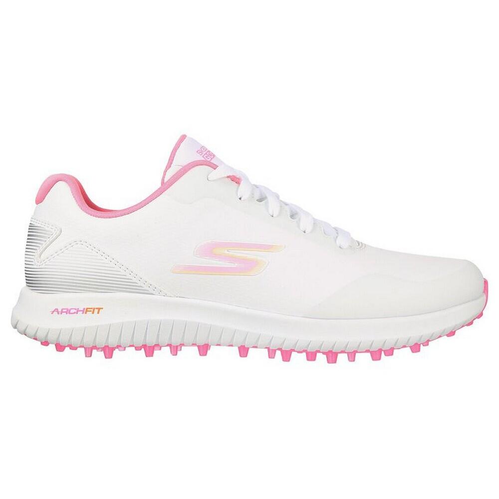 Womens/Ladies Go Golf Max 2 Golf Shoes (White/Multicoloured) 3/5
