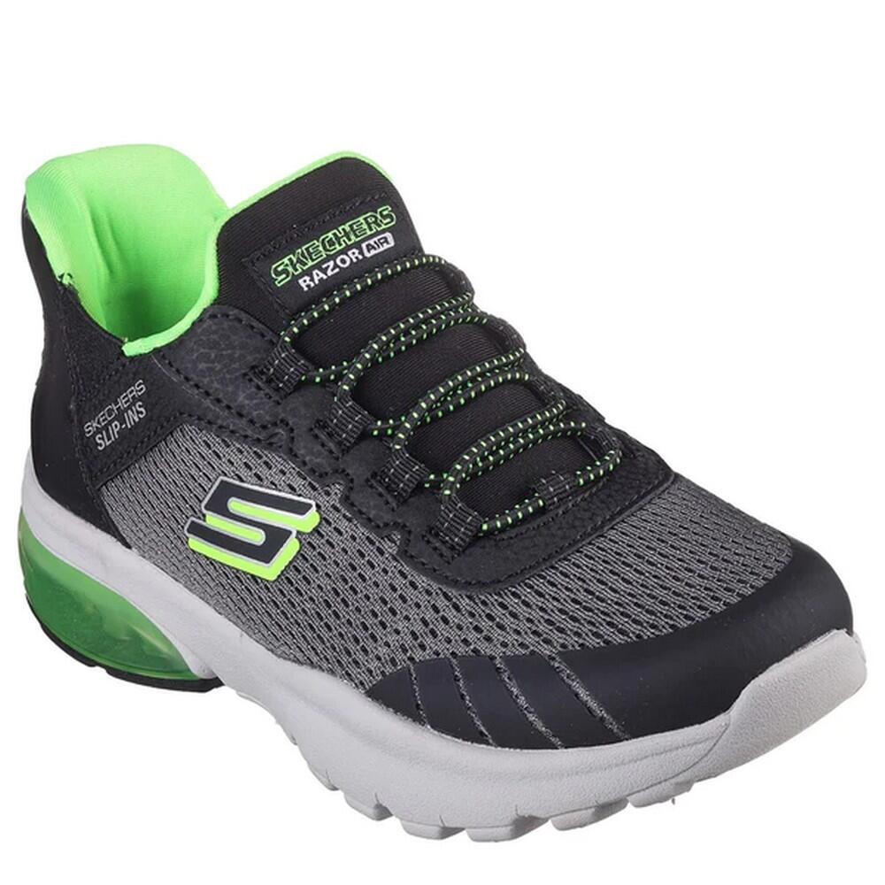 Boys Razor Air HyperBrisk Trainers (Charcoal/Black) 1/5