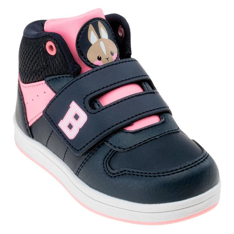 Kinderen/Kinderen Bardo Casual Trainers (Marine / Roze)