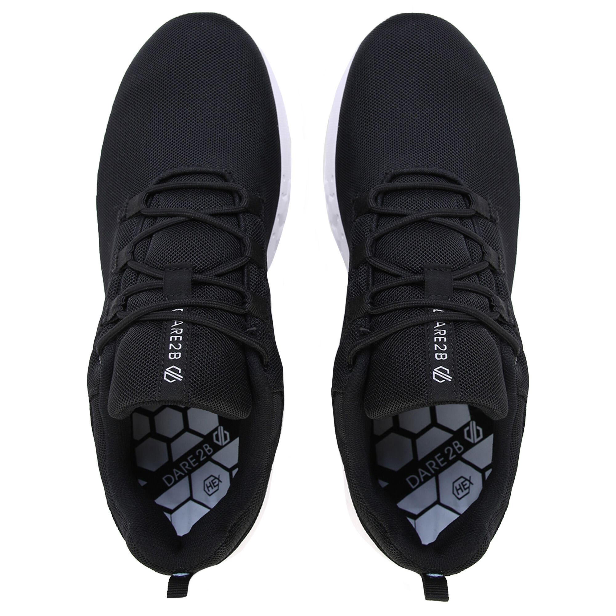 HEX SWIFT Men's Sneakers (Black / White)