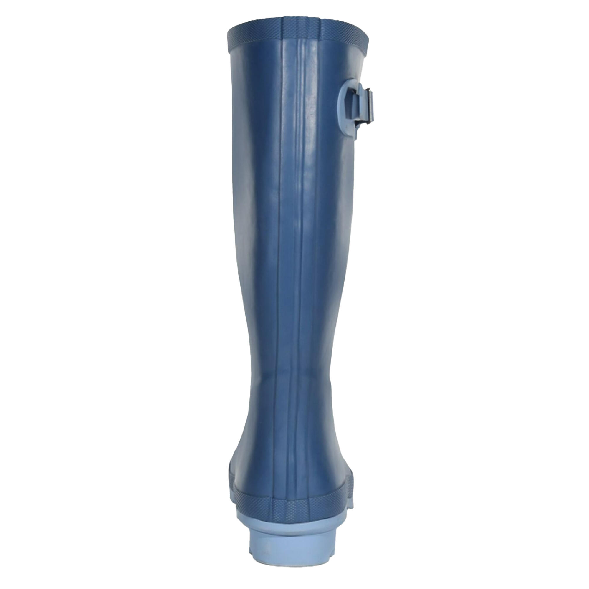 Womens/Ladies Fairweather Shine LED Wellington Boots (Slate Blue) 2/5