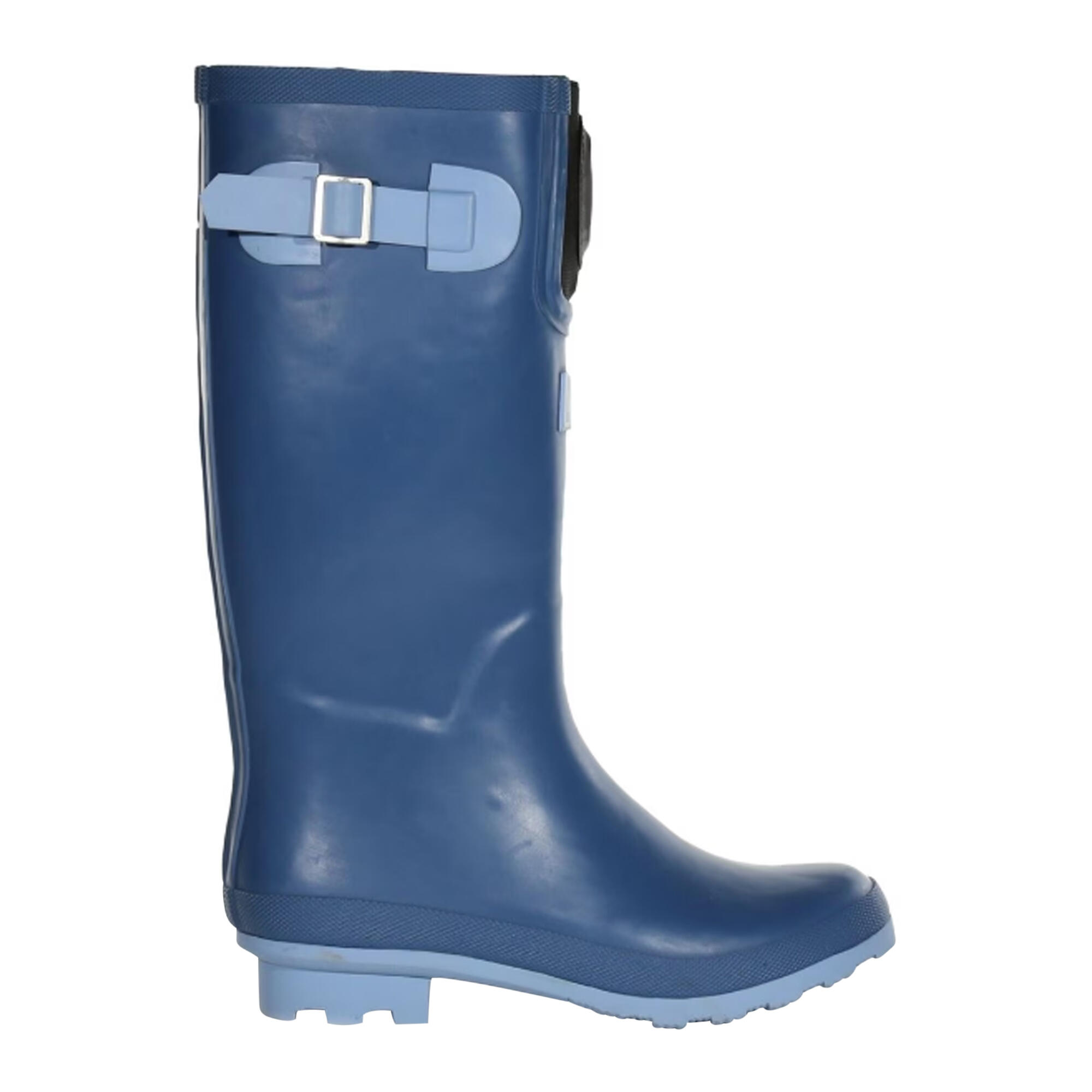 Womens/Ladies Fairweather Shine LED Wellington Boots (Slate Blue) 1/5