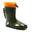 Bottes de pluie MUDPLAY Enfant (Kaki foncé / Rouge orangé)