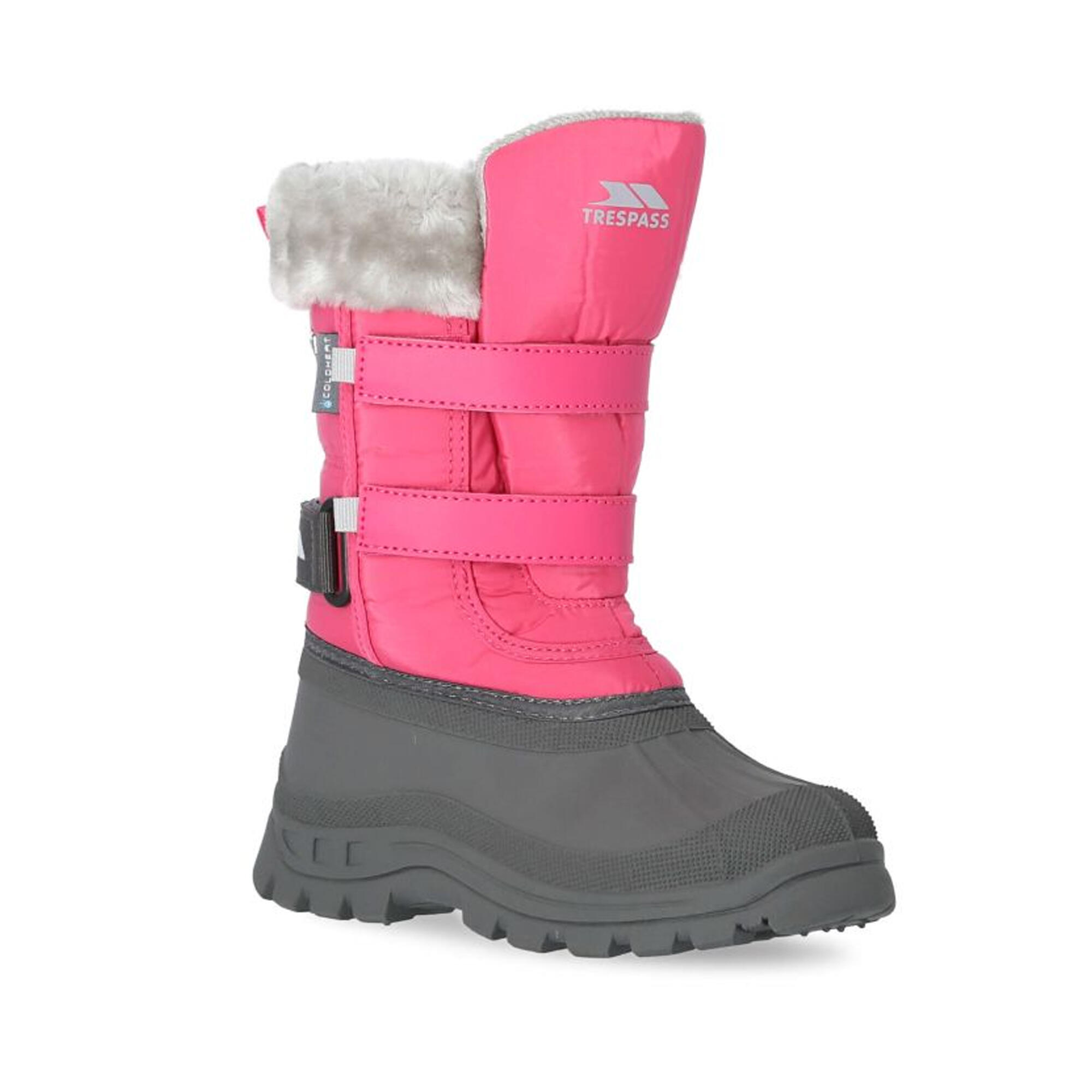 Botas para Nieve Stroma II Tiras Ajustables Ni as Rosa Lady