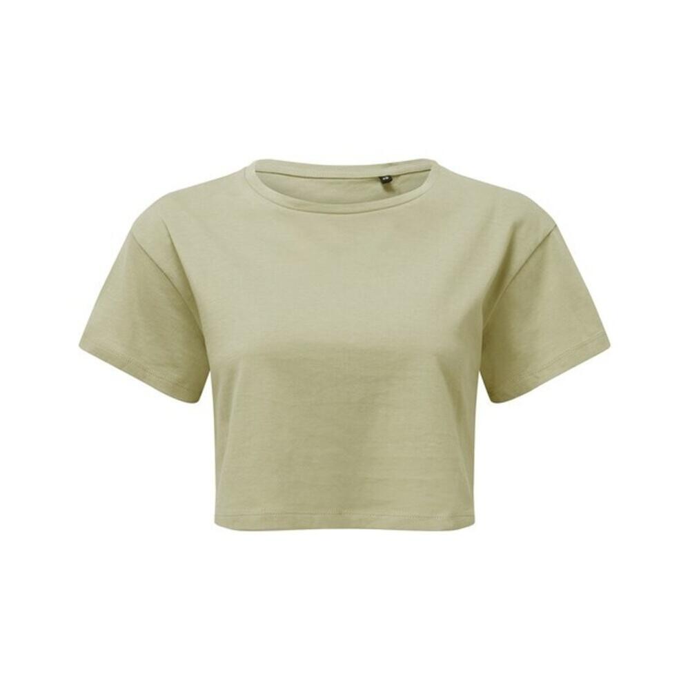 Women's crop top (Grey green)