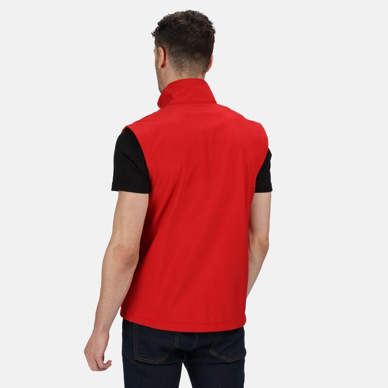 Heren Octagon 3laags Printable Softshell Bodywarmer (Rood)