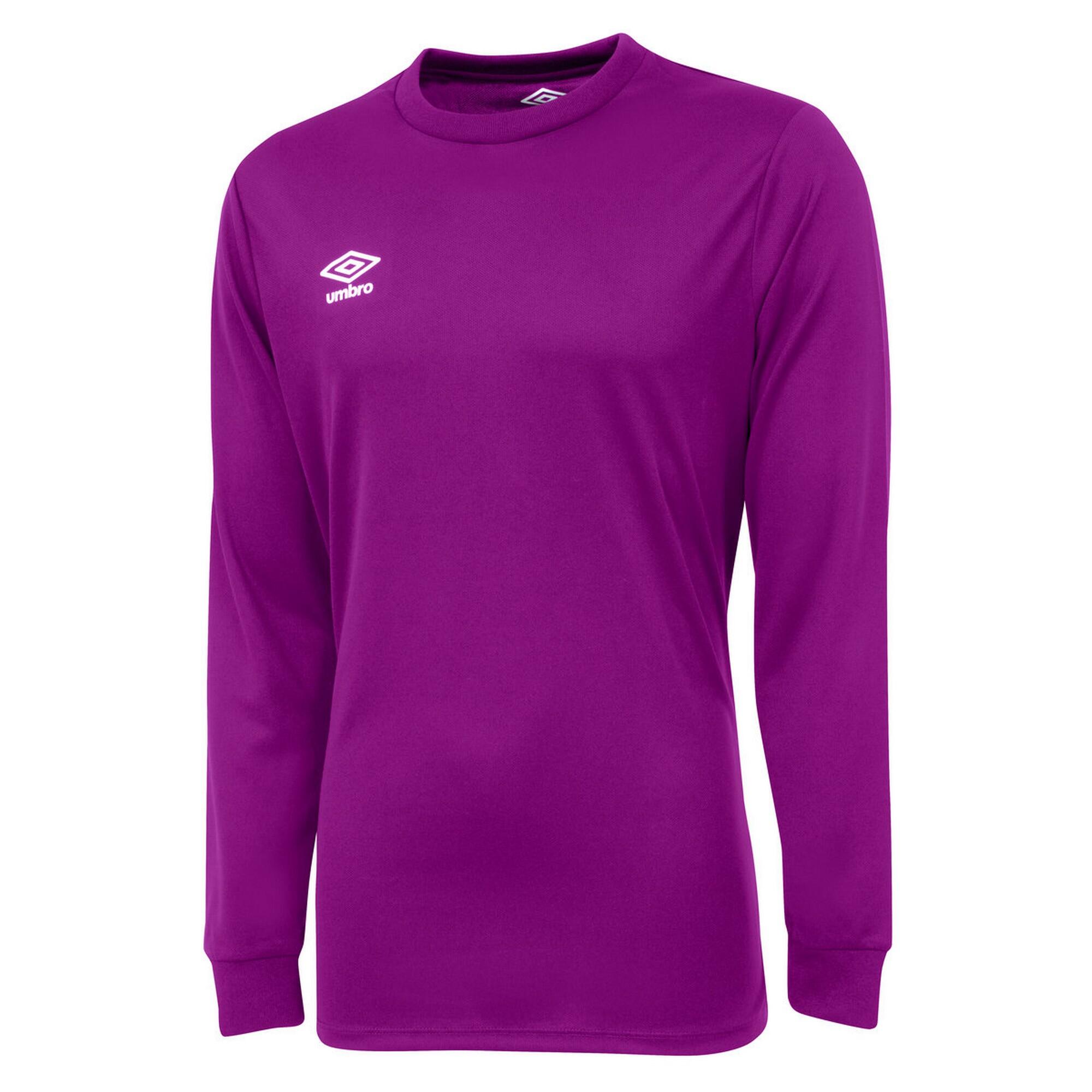 UMBRO Childrens/Kids Club LongSleeved Jersey (Purple Cactus)