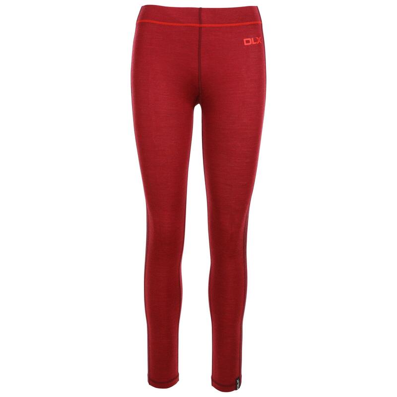 "Cora" ThermoUnterhose für Damen Hibiskus-Rot meliert