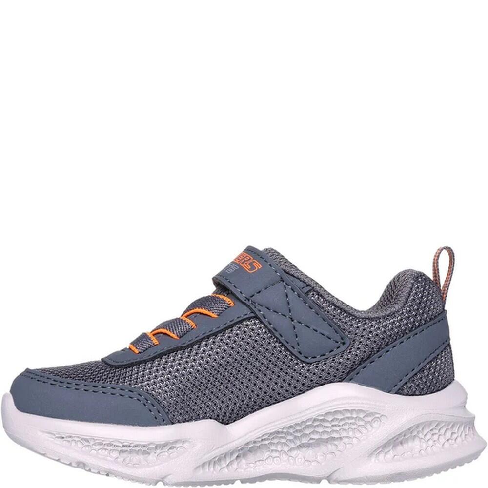 Boys SLights MeteorLights Trainers (Charcoal/Orange) 2/5