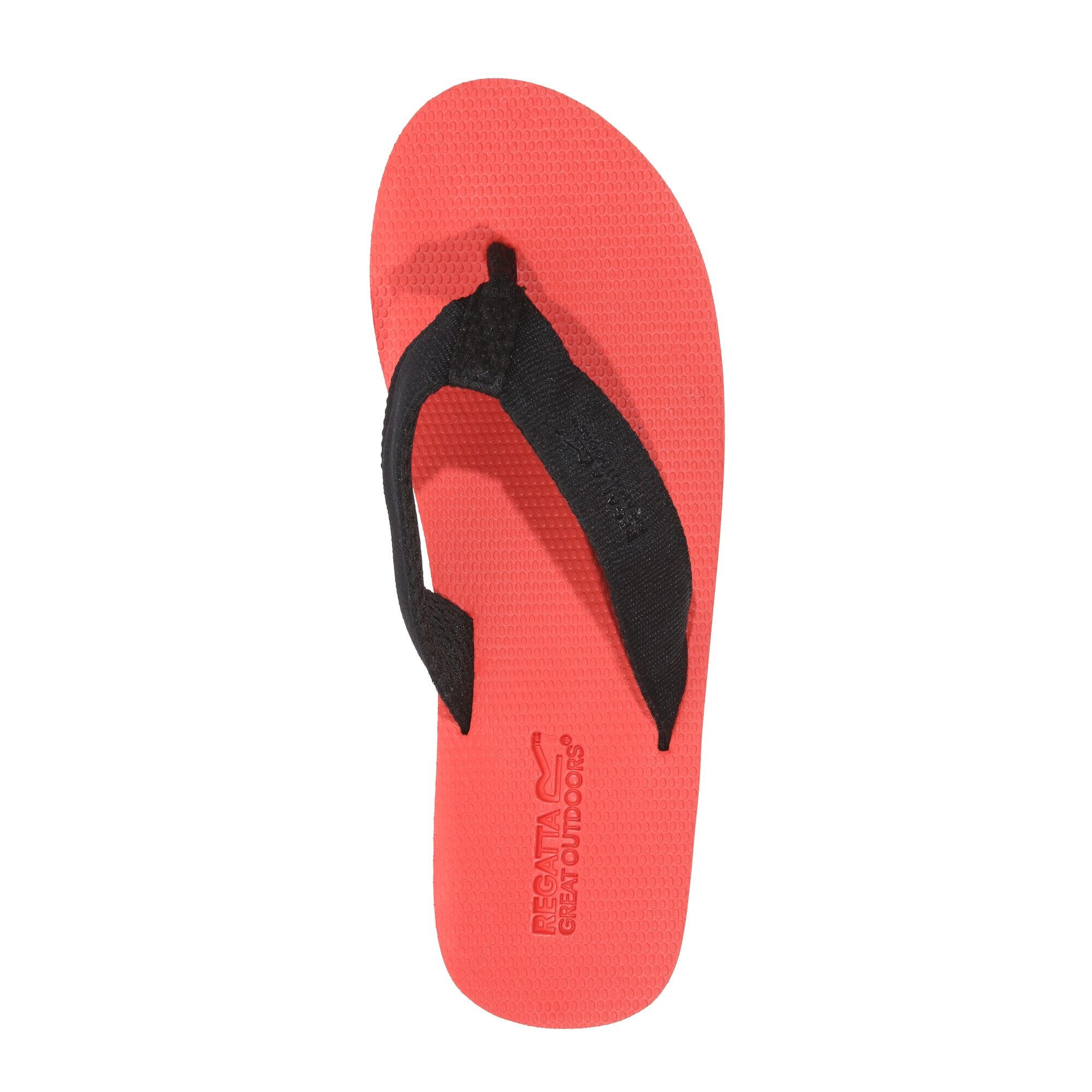 Mens Rico Flip Flops (True Red/Black) 3/5