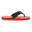 Heren Rico Teenslippers (Echt rood/zwart)