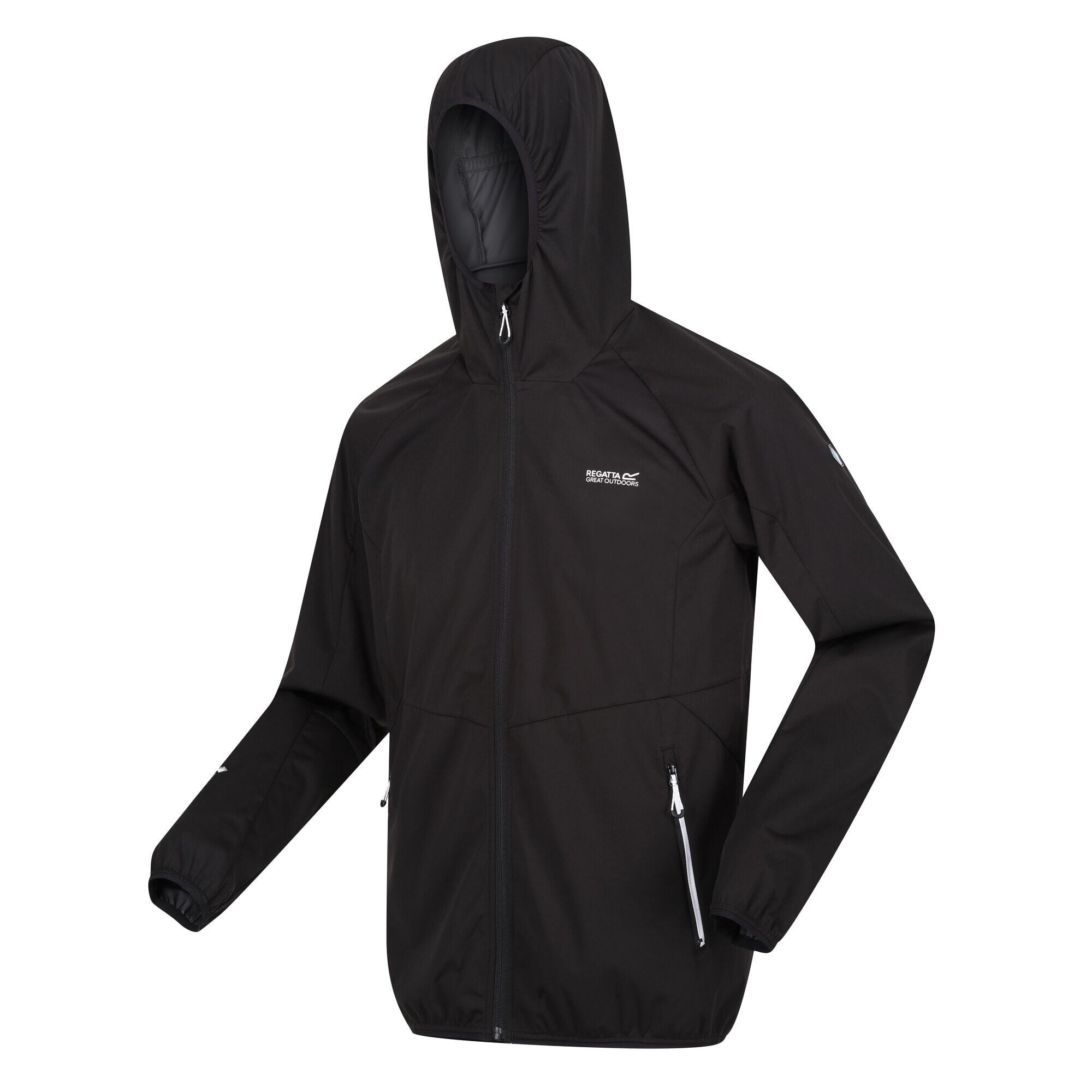 TARVOS Men's softshell jacket (Black)