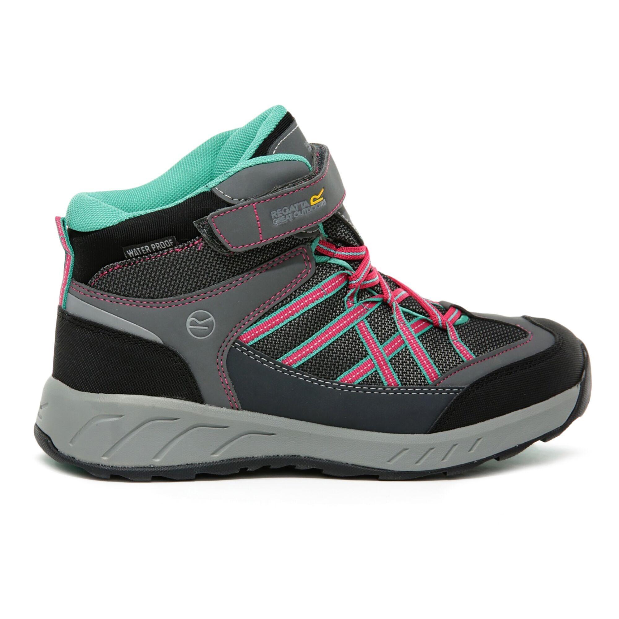 Kids Samaris V Mid Walking Boots (Granite/Duchess) 4/5