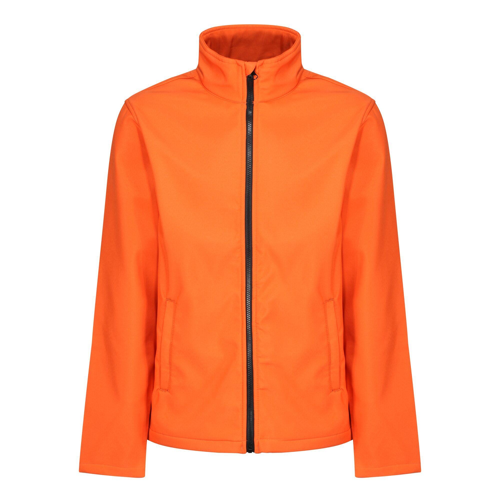 REGATTA Standout Mens Ablaze Printable Soft Shell Jacket (Magma Orange/Black)