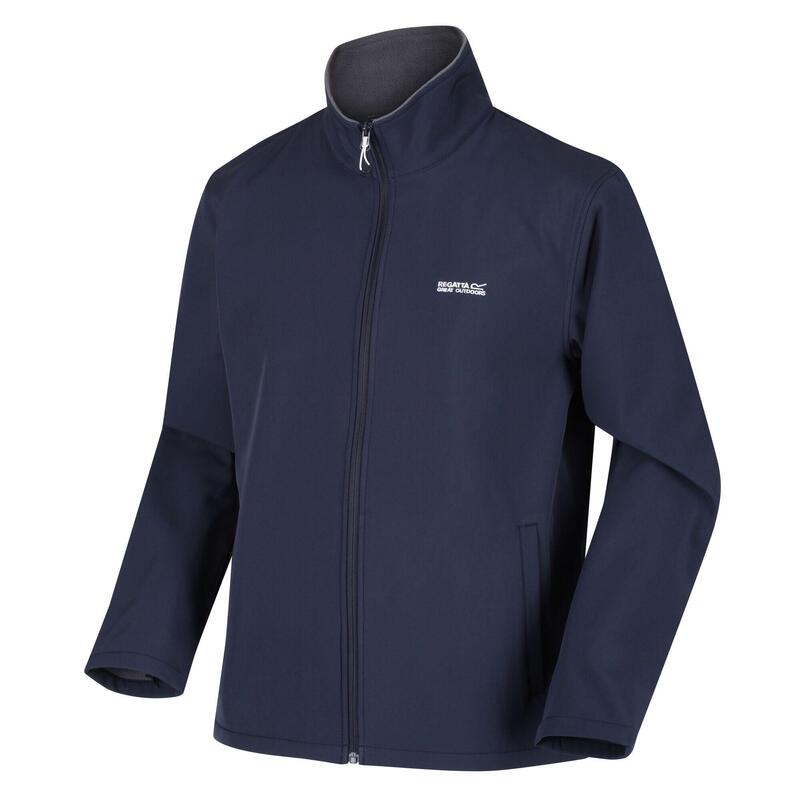 Giacca Soft Shell Resistente Al Vento Uomo Regatta Cera V Blu Navy