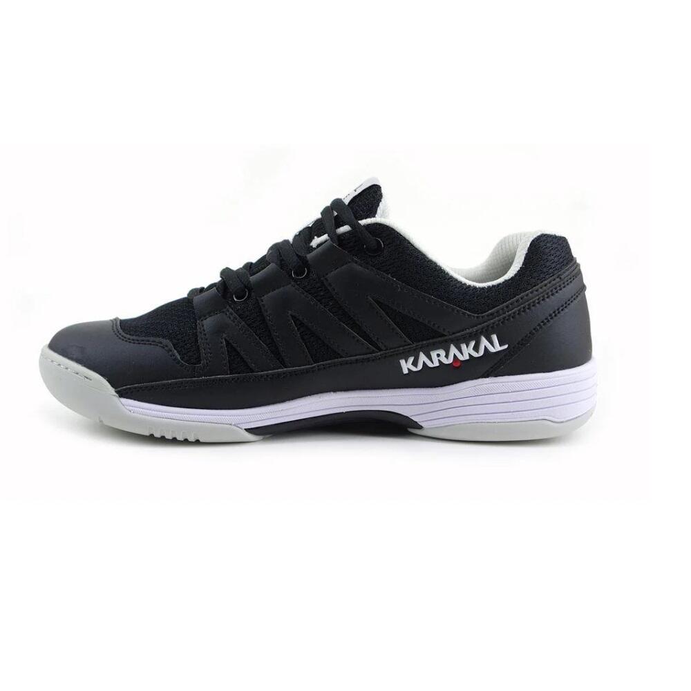 KARAKAL Mens Prolite Indoor Court Trainers (Black)