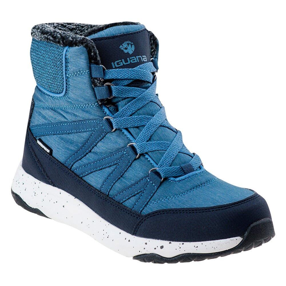 IGUANA Scarponcini Invernali Impermeabile Donna Iguana Notari Blu Fumo Blu Navy