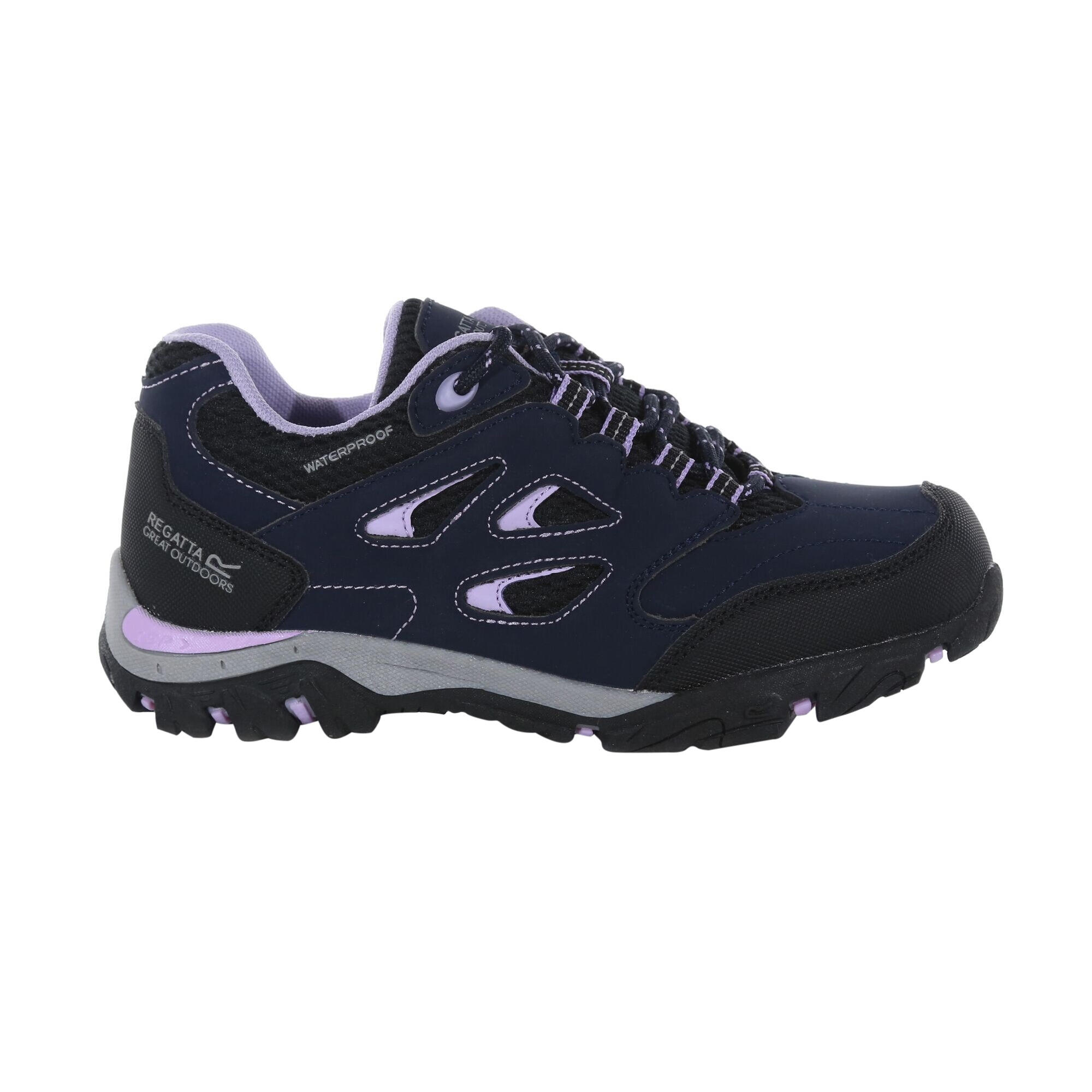 HOLCOMBE Scarpe da trekking unisex (blu navy/lilla)