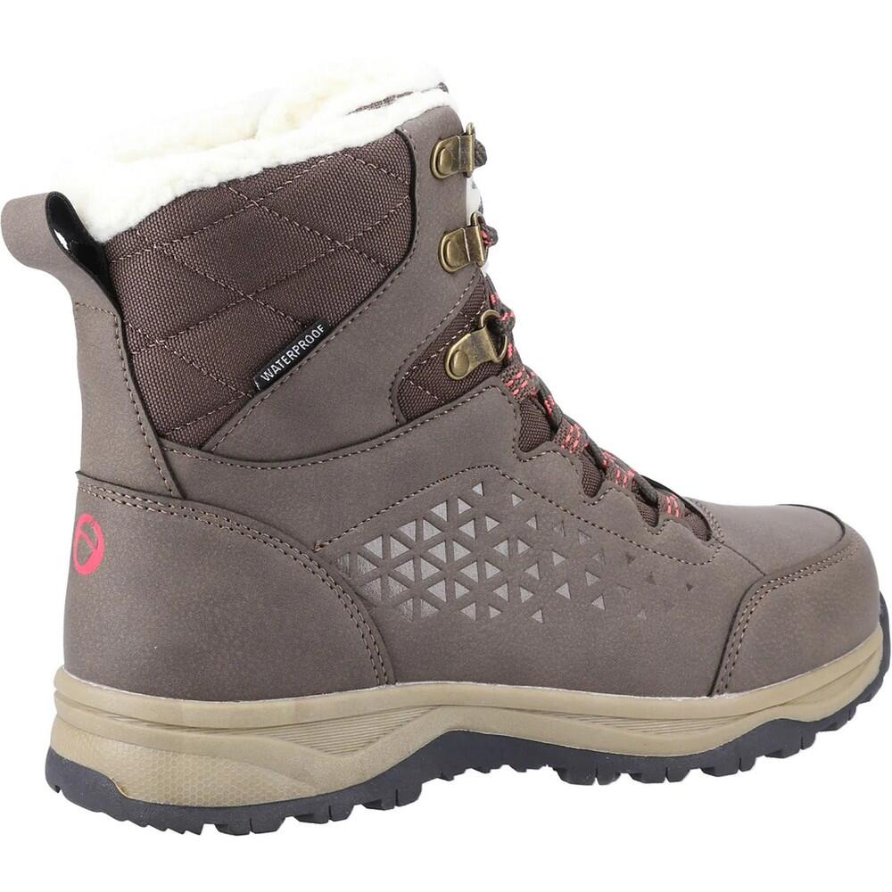 Womens/Ladies Burton Leather Hiking Boots (Taupe) 4/5
