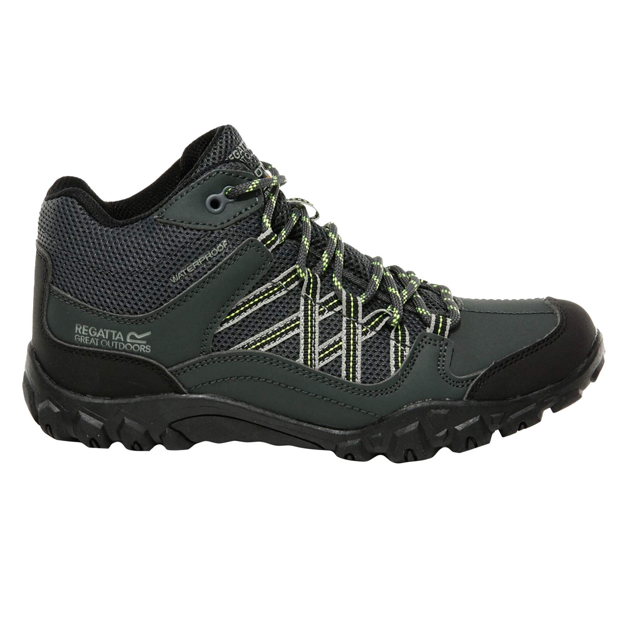 Bottes EDGEPOINT Enfant (Gris / Vert Clair Vif) 3/5
