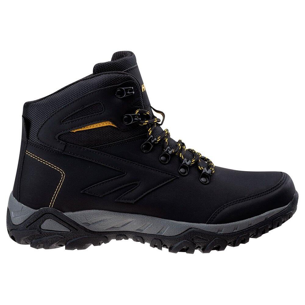 Bottines De Marche MEDIN Homme (Noir / Vert Clair) 3/4